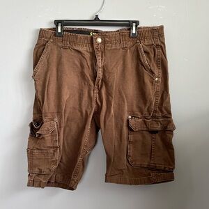 Stanley Brown Cargo Shorts for Men